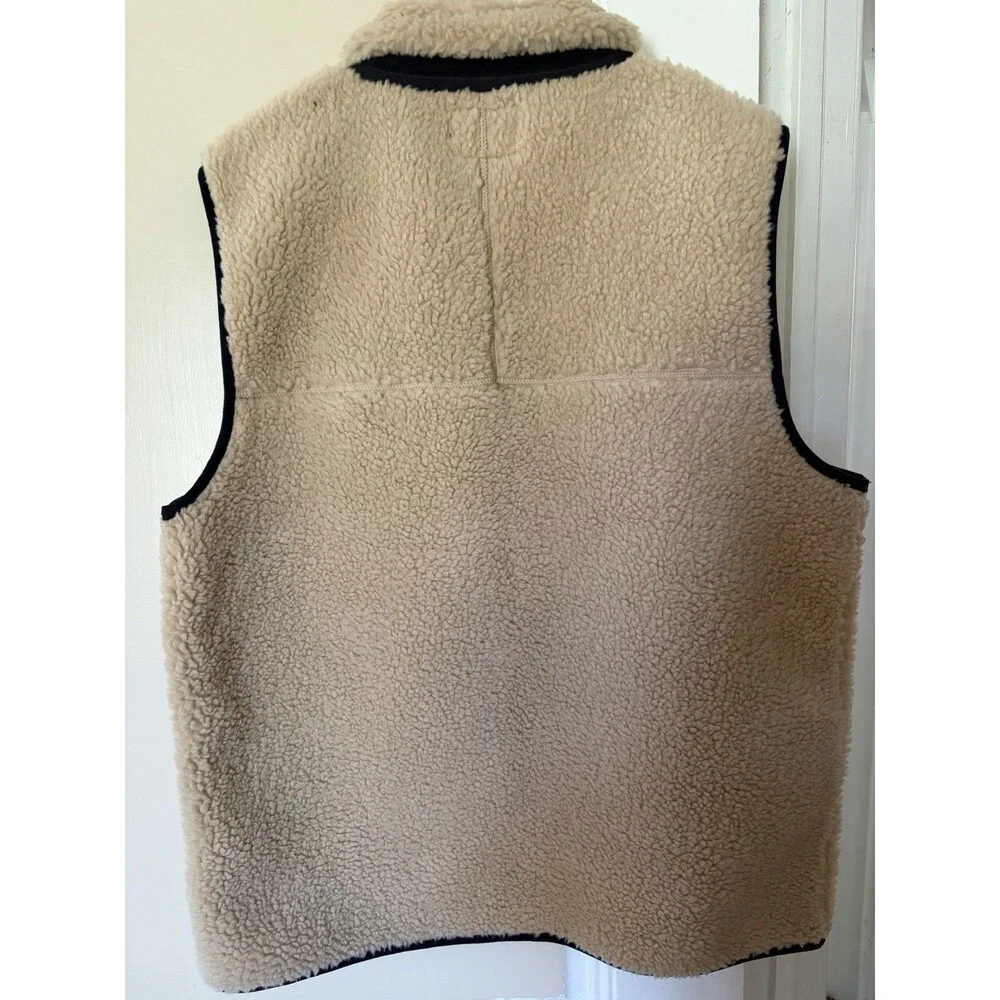 J.Crew Nordic Men’s Full Zip Vest w/ Zipped Pockets Stand-Up Collar M